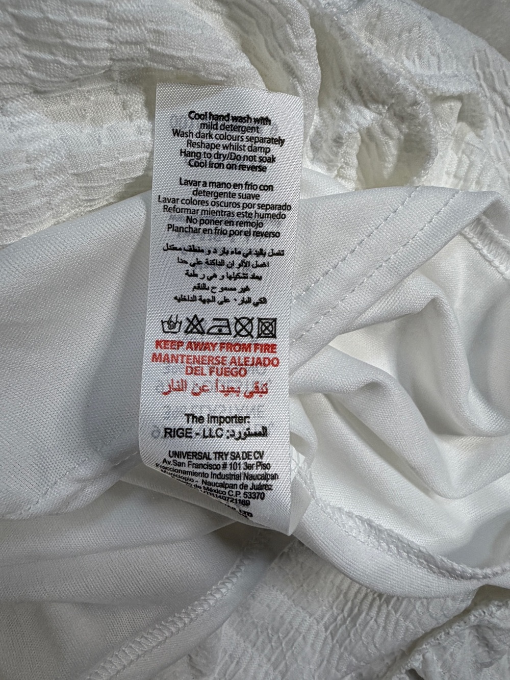 White Twist-Front Spaghetti Strap Maxi Dress - Picture 12 of 12